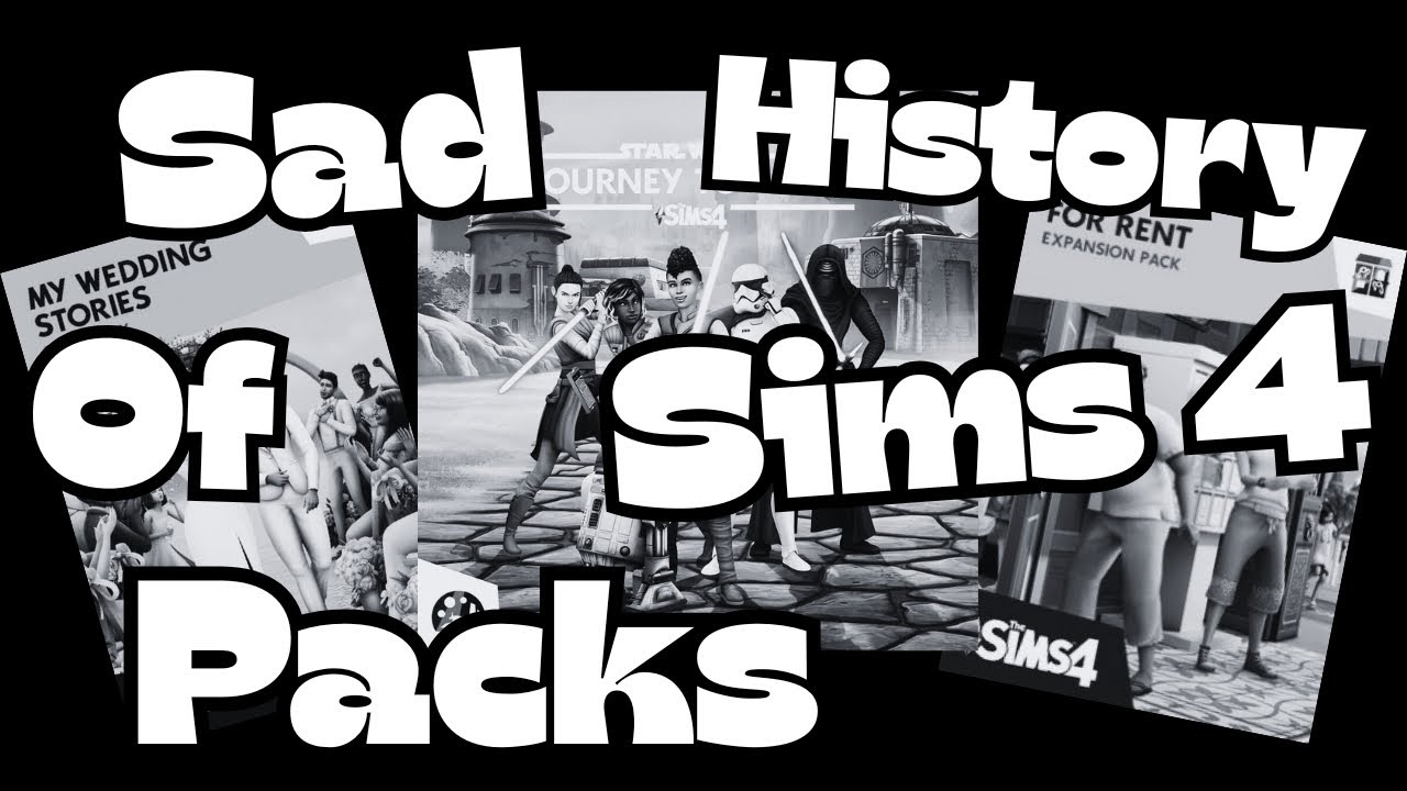 The long and sad history of the sims 4 packs