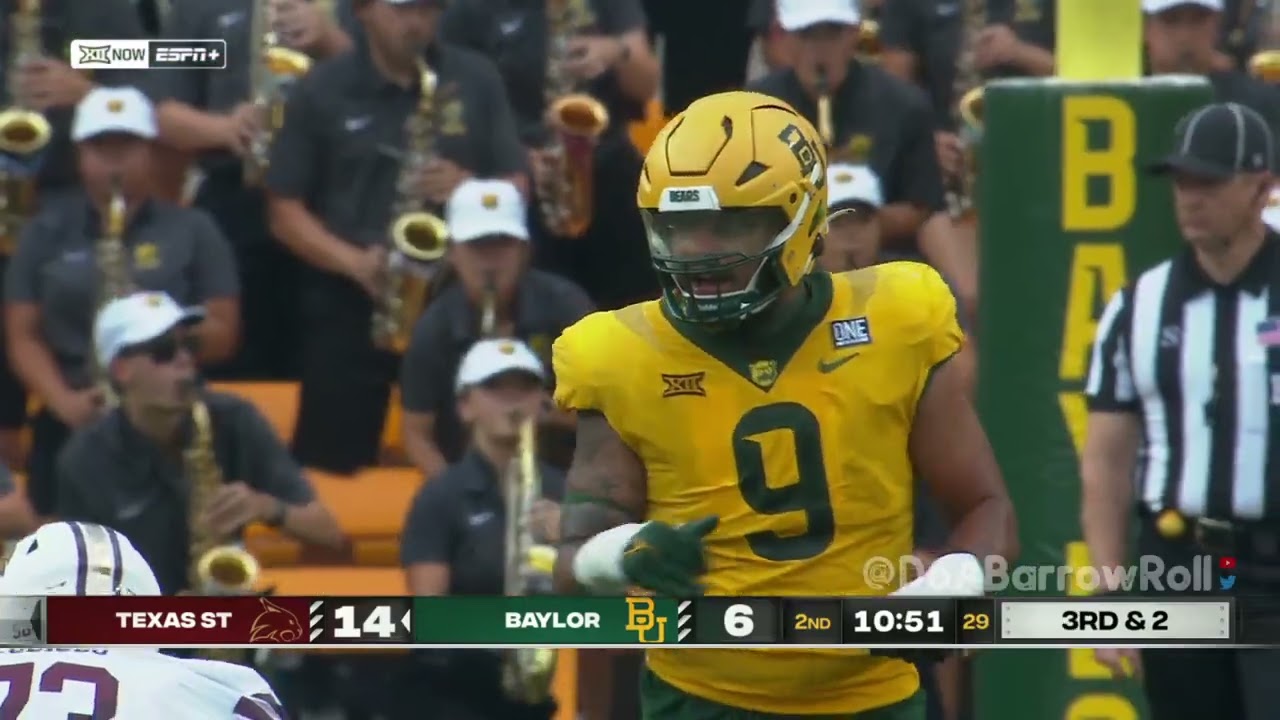 Texas State OL/Offense vs Baylor Defense (2023)