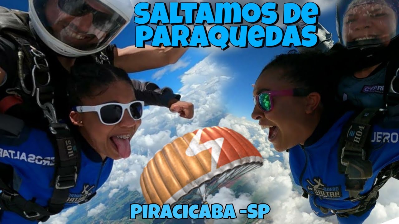 SALTO DE PARAQUEDAS em Piracicaba - O dia mais radical das nossas vidas