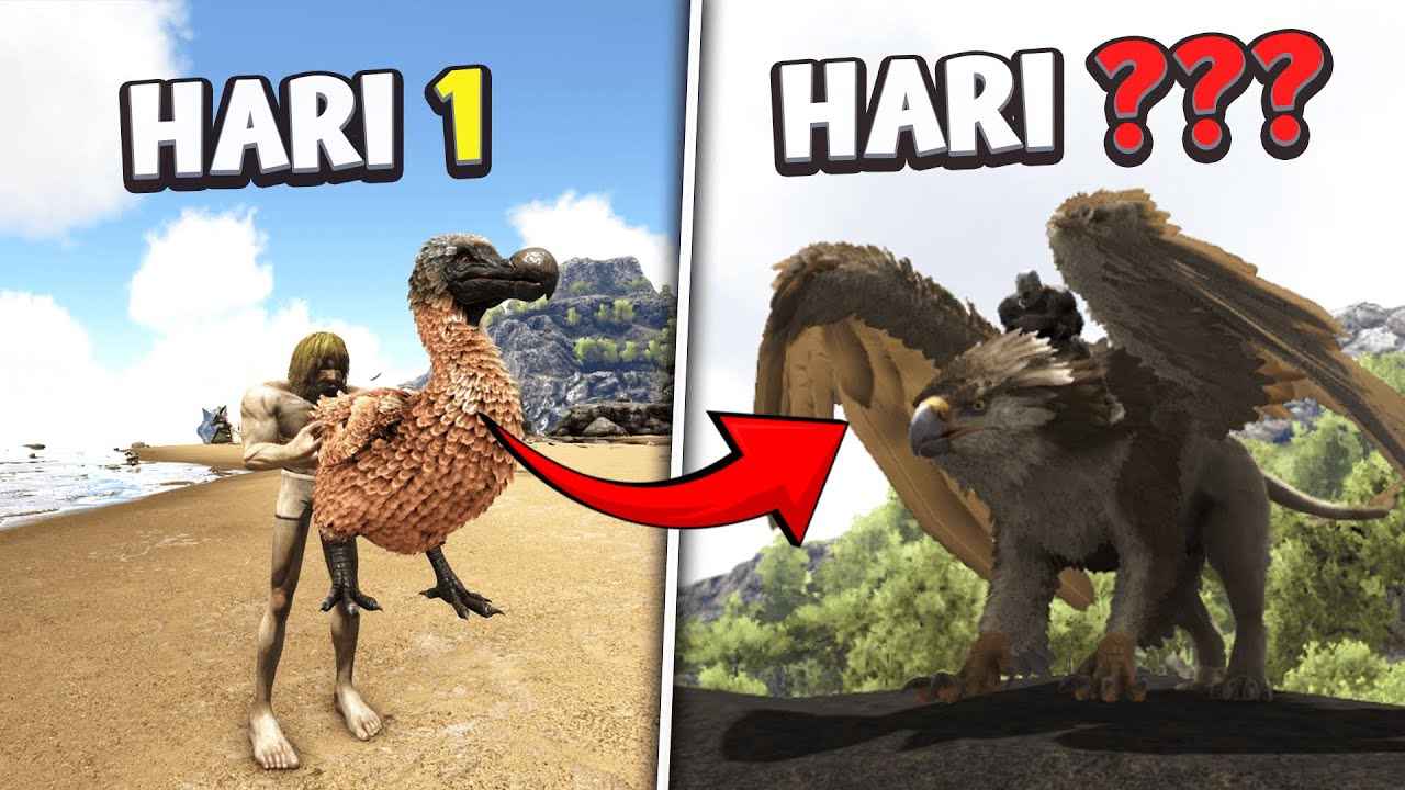 Gue Hidup Di Jaman Dinosaurus Selama 50+ Hari Ark Survival (Ragnarok)