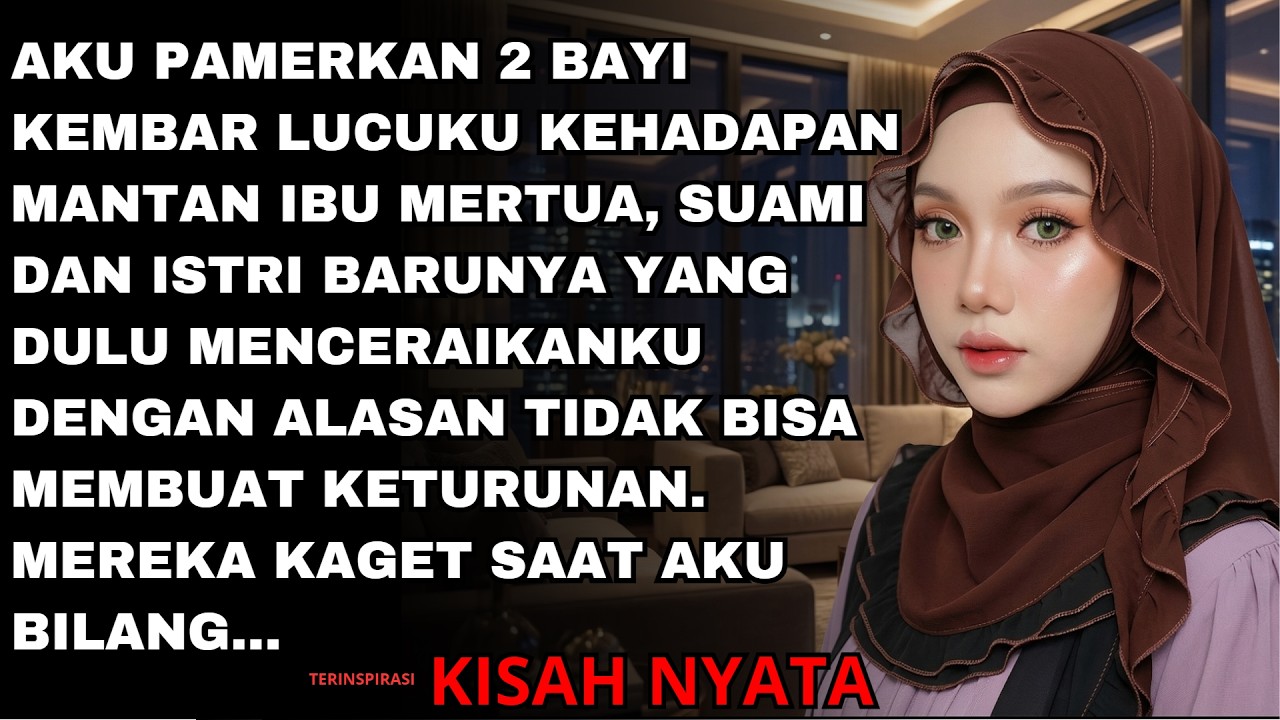 KUPAMERKAN BAYI KEMBARKU DIDEPAN MANTAN SUAMI DAN MERTUA - YANG MANDUL ITU ANAKMU BUKAN AKU UCAPKU..