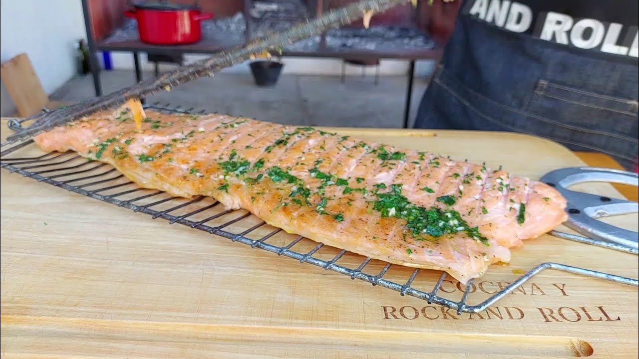 SALMÓN EN LA PARRILLITA PARA PESCADO!