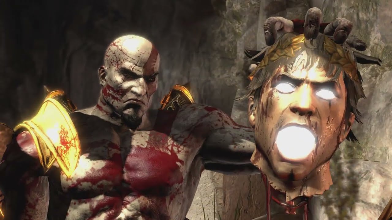Helios Death Cutscene - God of War III Remastered(PS5) 4K