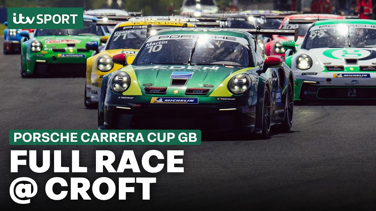 FULL RACE: Porsche Carrera Cup Great Britain - Rounds 7 & 8 @ Croft 2025 | ITV Sport