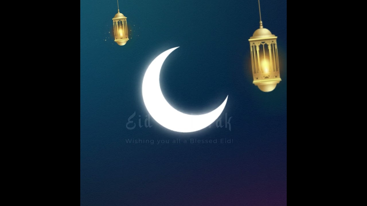 ✨ Eid Mubarak | Stunning Motion Graphic Video for Social Media 🌙🎥