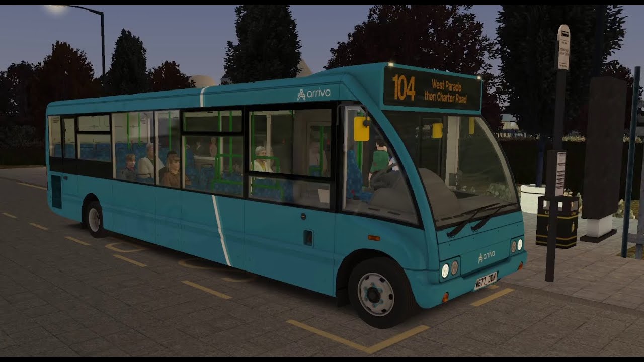 OMSI 2 | Yorkshire 3.0 | 104-Ingleborough Leisure Centre - Charter Road Estate | Optare Solo