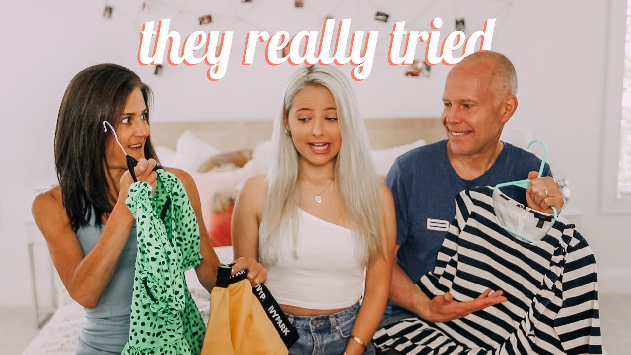 I let my parents pick out outfits for a week