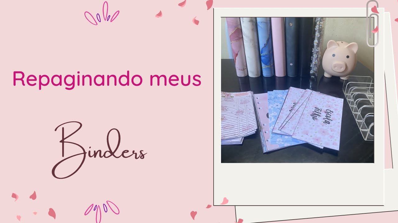Repaginando meus binders | Técnica dos Envelopes 