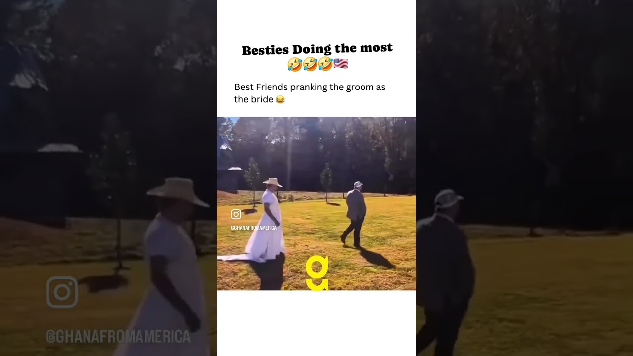 Best friend's pranks the groom😂.