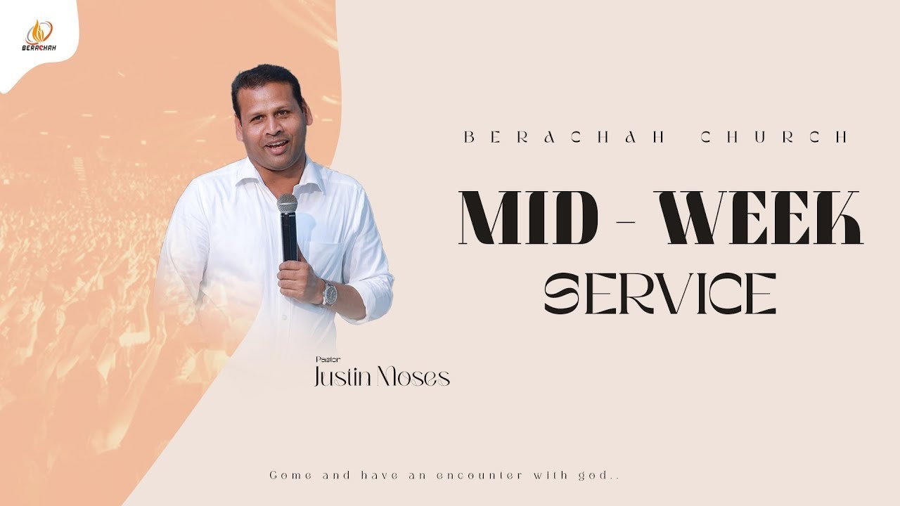 🔴 LIVE NOW - MidWeek  Service | Pr.Justin Moses |  Berachah Church | Nov 27, 2024 #bgm