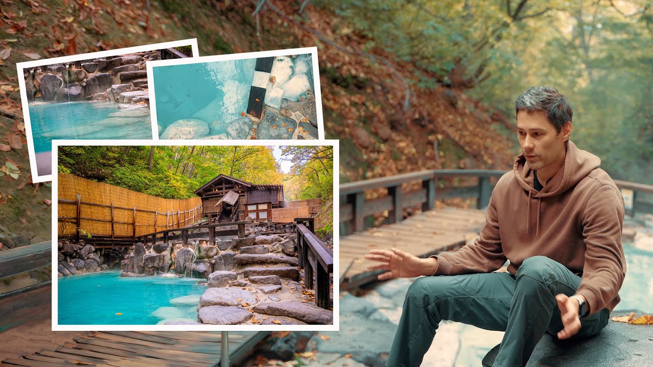 САМЫЙ КРАСИВЫЙ ОНСЕН под открытым небом в Японии - Zao Onsen Dairotenburo