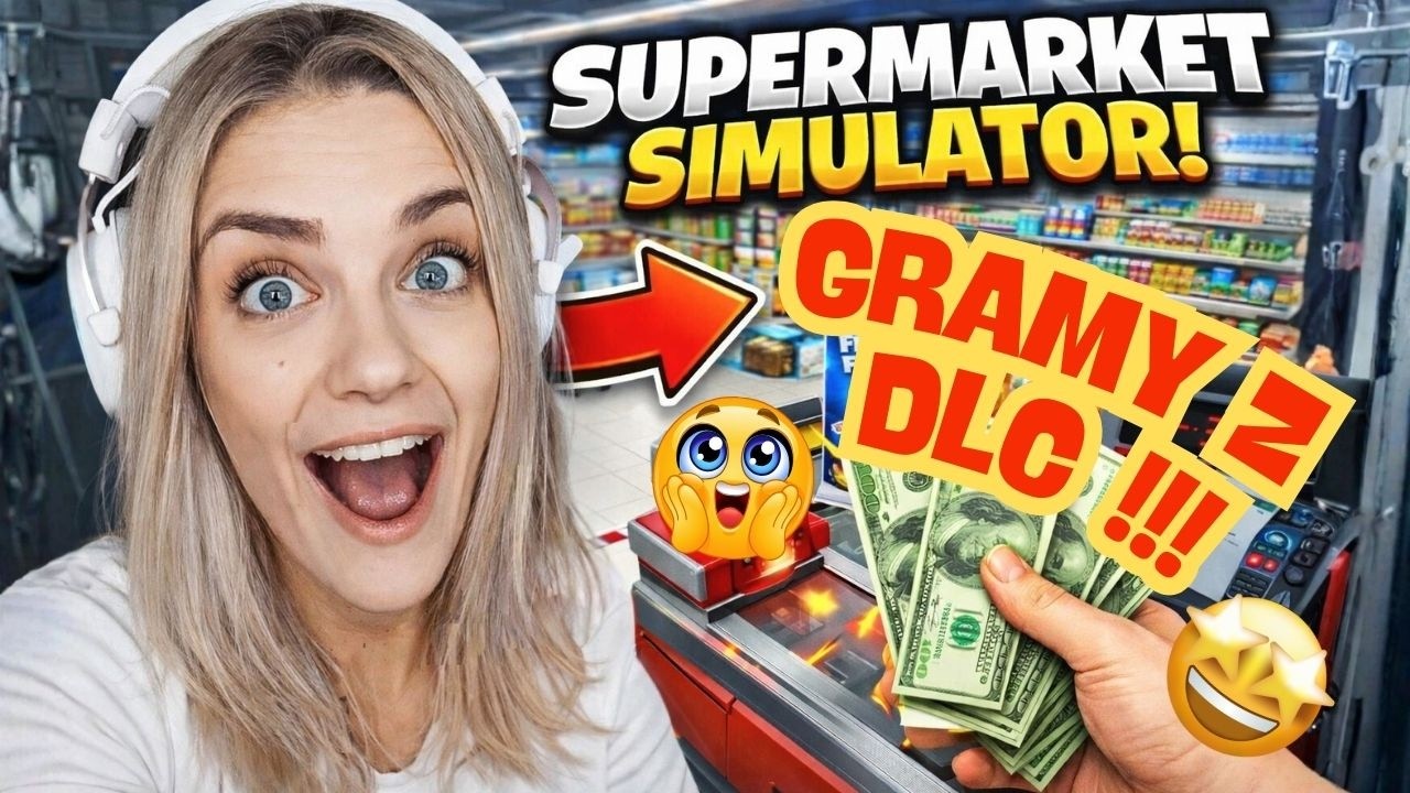 SUPERMARKET SIMULATOR🛒- 🥕GRAMY Z DLC🤩‼️| odcinek 70