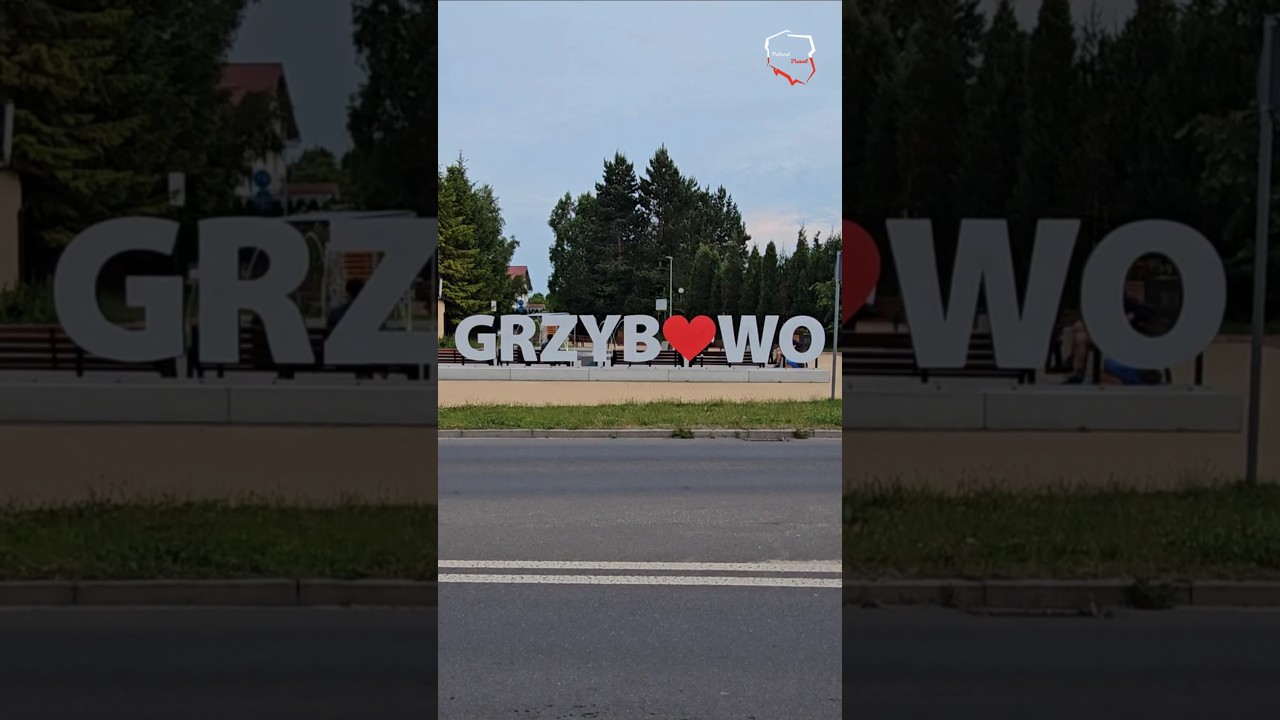 Napis Grzybowo w Grzybowie