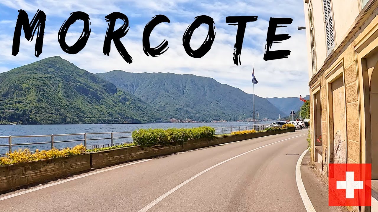 drive from MORCOTE to LUGANO - SWITZERLAND [4K]