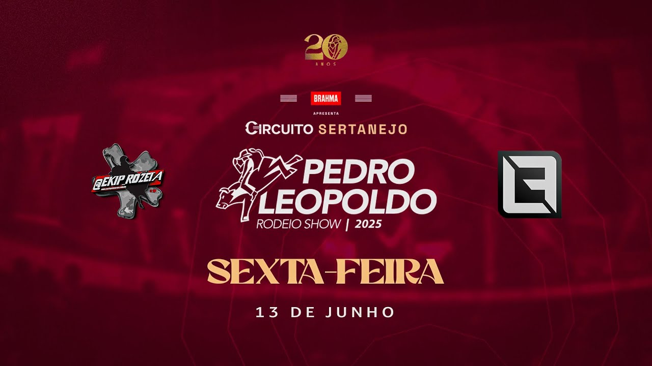 AO VIVO | Pedro Leopoldo Rodeio Show 2025 – Ekip Rozeta & LF Produções | SEXTA
