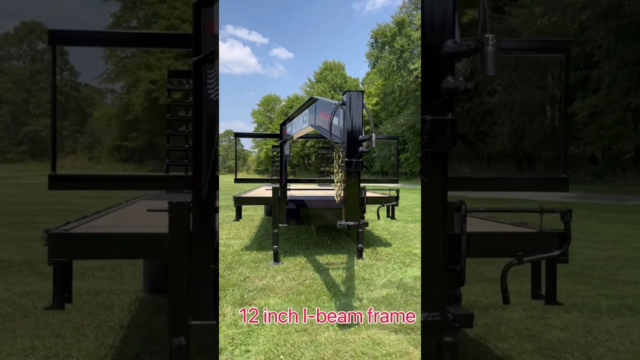 20k Tandem Dual Gooseneck! Check out advancedtrailermfg.com for more details!