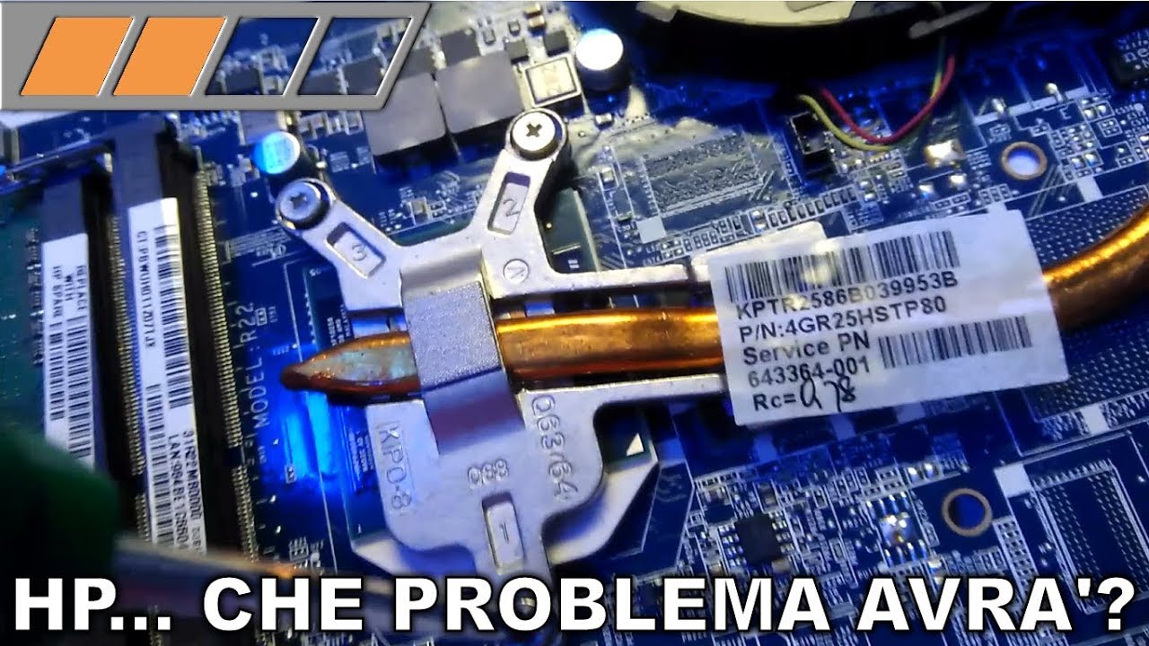 Un laptop HP G6 che non presenta nulla a schermo...