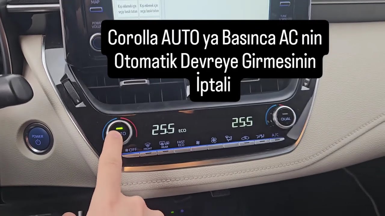 Toyota Corolla E210 (2019 - 2026) | Klima Auto Tuşu Kişiselleştirme ❄️💎