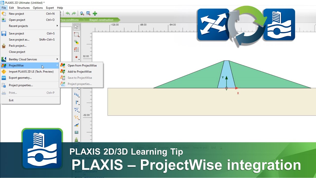 PLAXIS-ProjectWise integration: collaborate on PLAXIS models through Bentley's ProjectWise