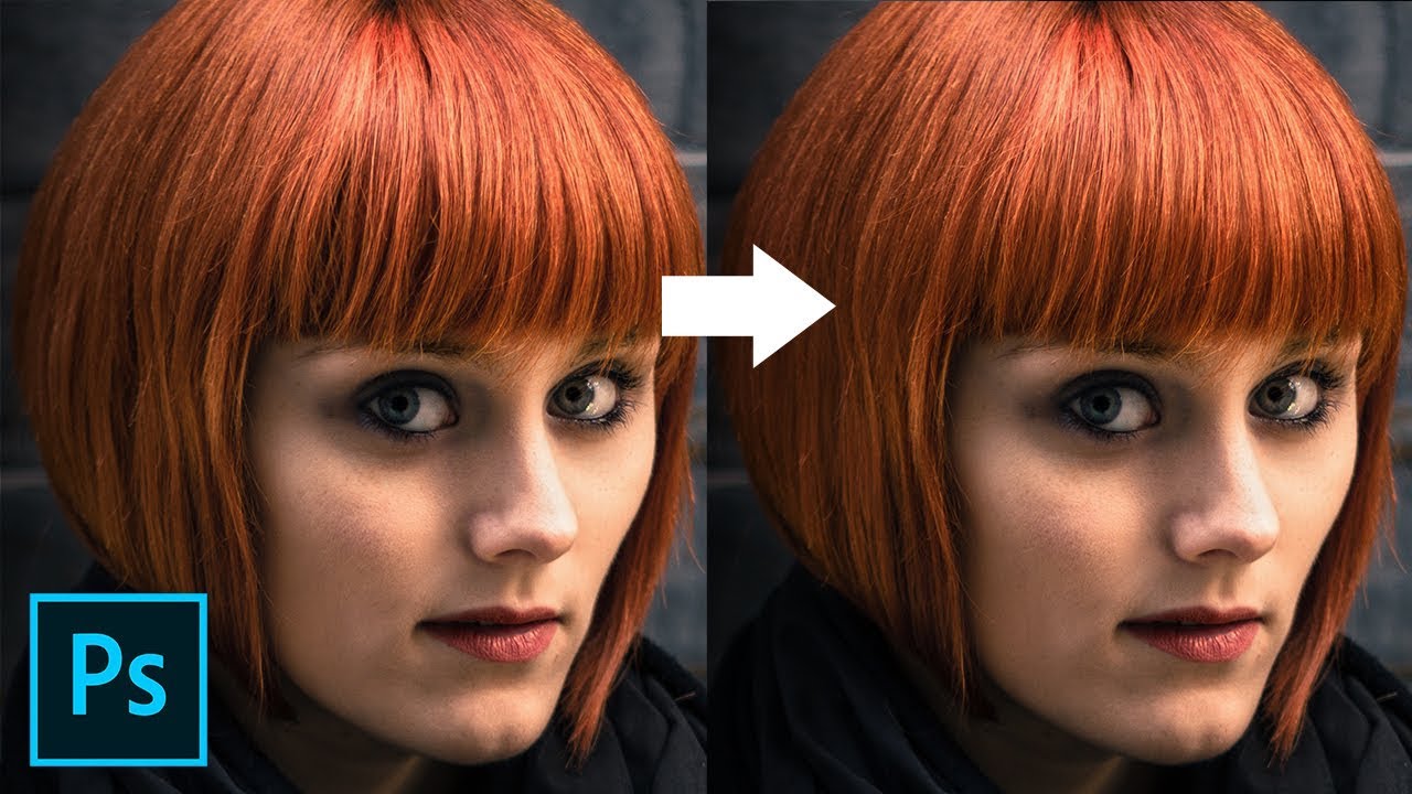 The Easiest Way to Fill Hair Gaps in Photoshop!