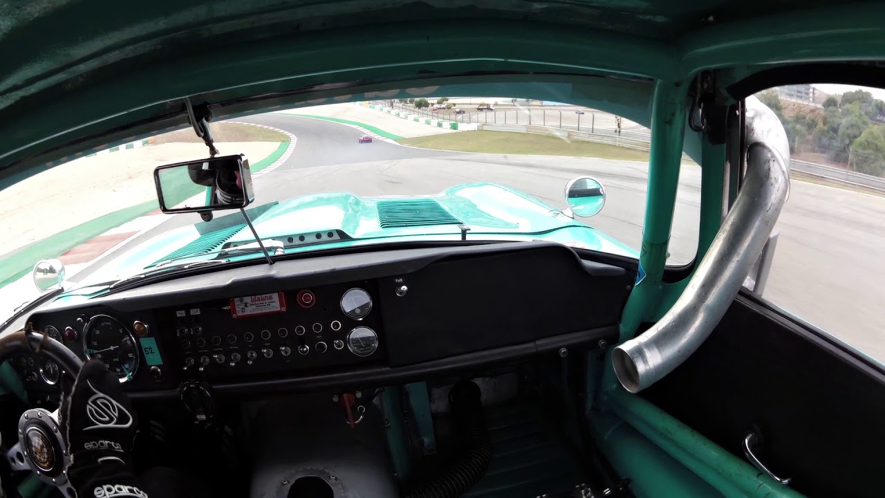 Jaguar E-Type #52 on board at Algarve Classic Festival 2019