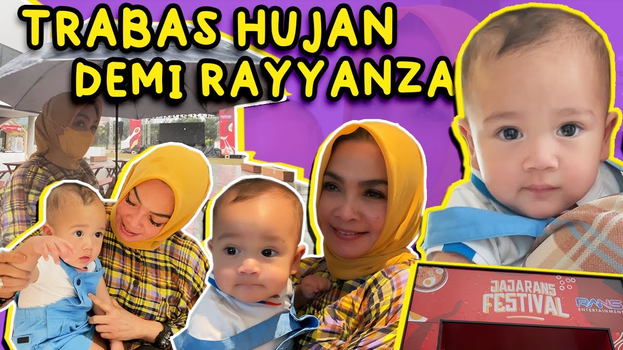 HUJAN DERES ! MAMA RIETA RELA KEHUJANAN UNTUK KETEMU RAYYANZA @Rans Entertainment