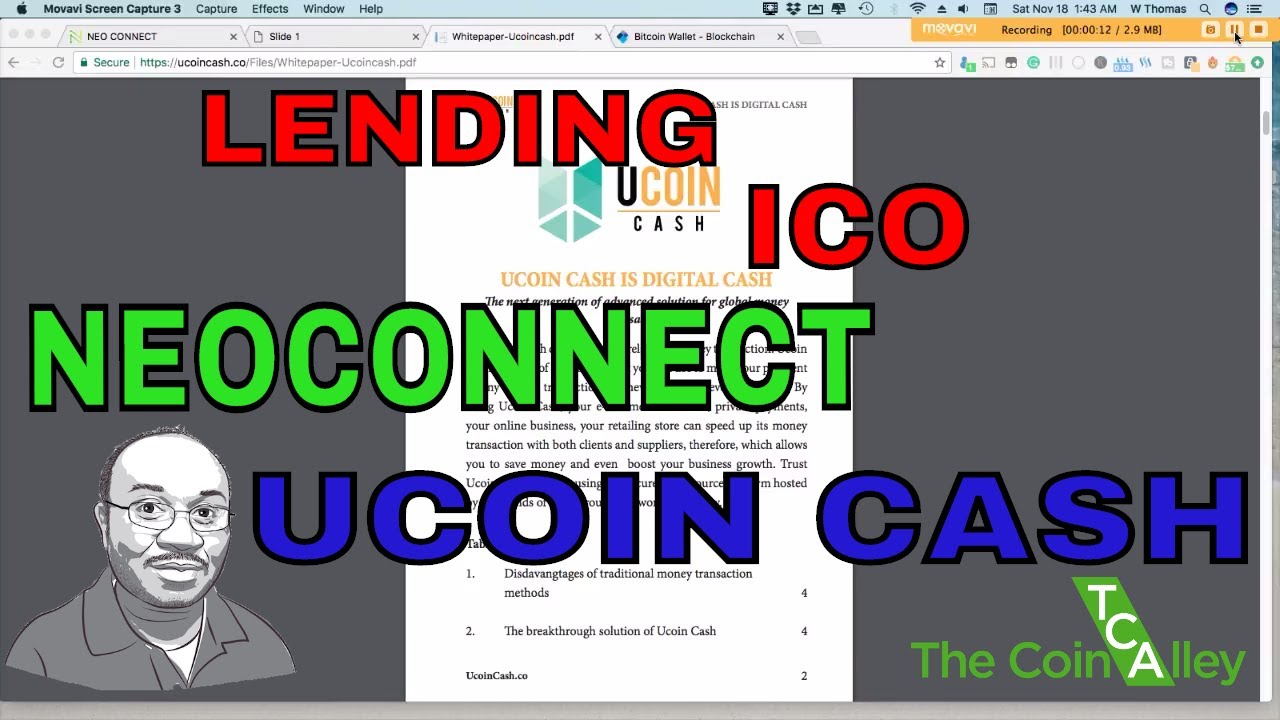 Lending ICO Overview: NeoConnect & Ucoin Cash