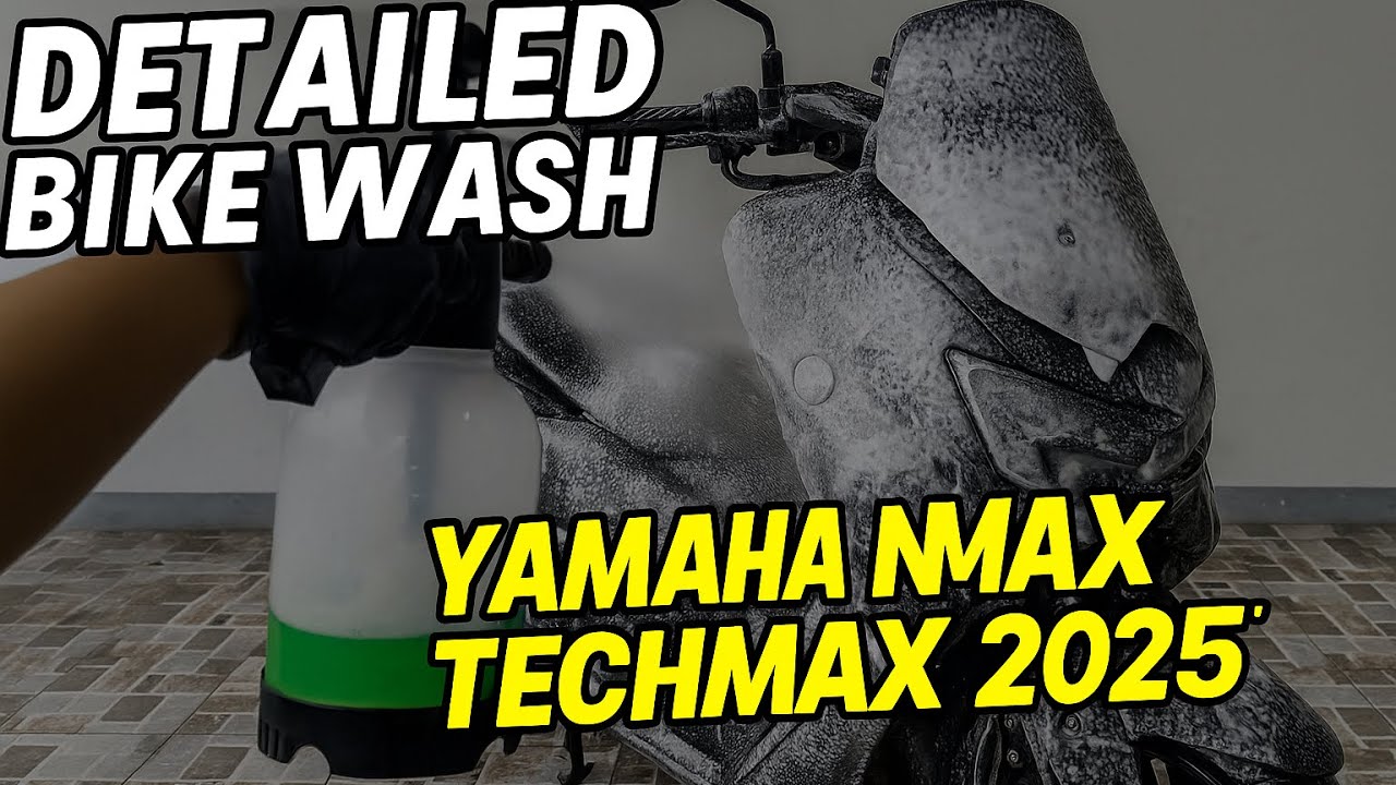 Motorcycle Detailing ASMR | Yamaha NMAX Techmax NMAX TURBO 2025 Deep Clean