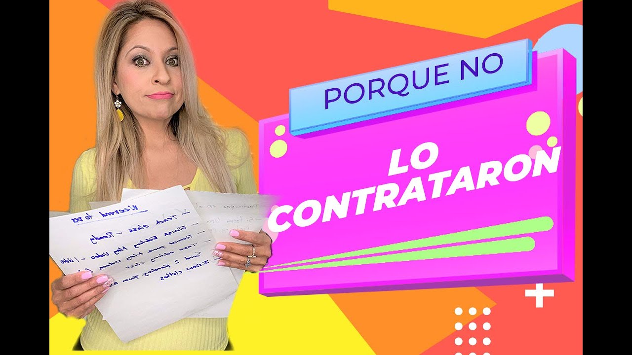 Porque no te contratan | 3 Errores de porque no te contratan!