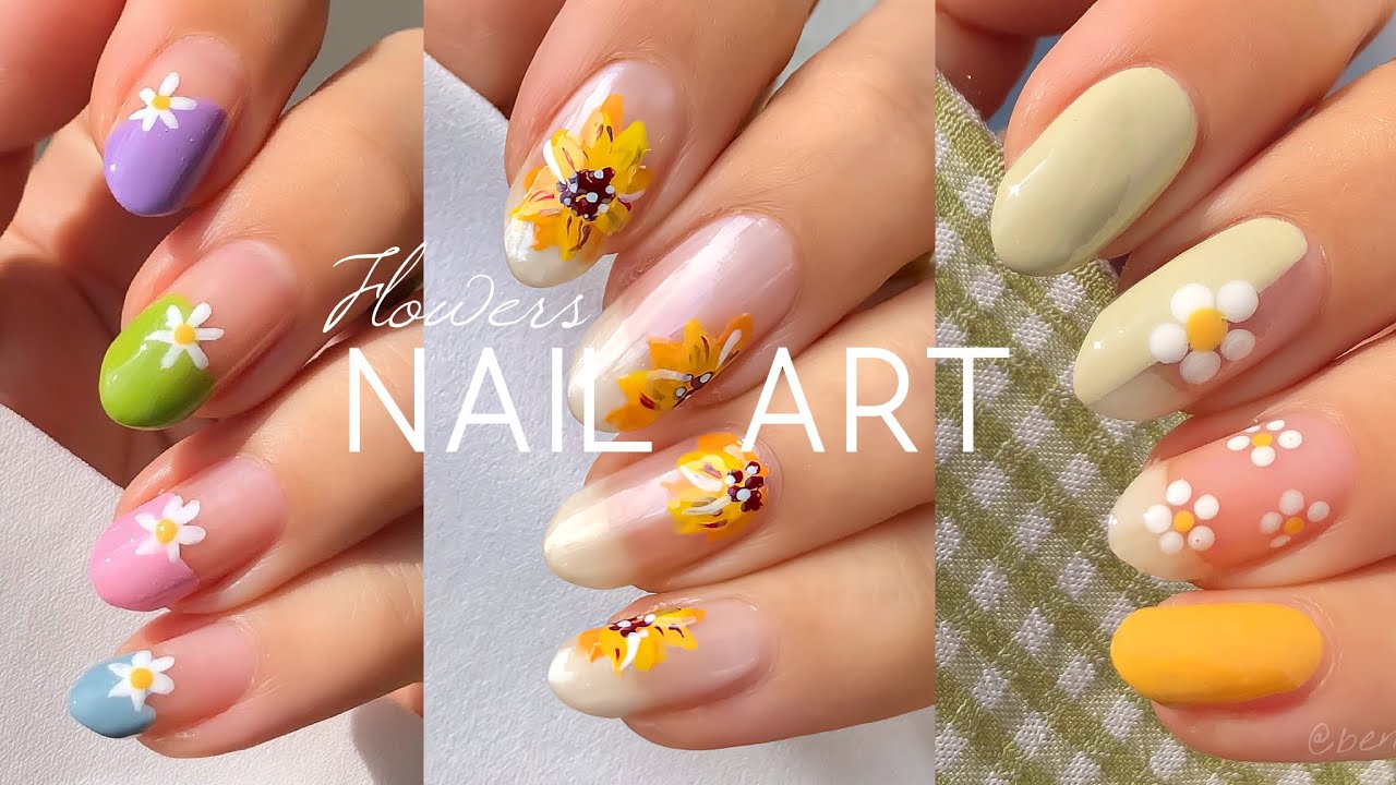 En Güzel Çiçek Tasarımları 2021 / Best Flower Nail Art Designs / Tırnak Sanatı / BENİMELİM
