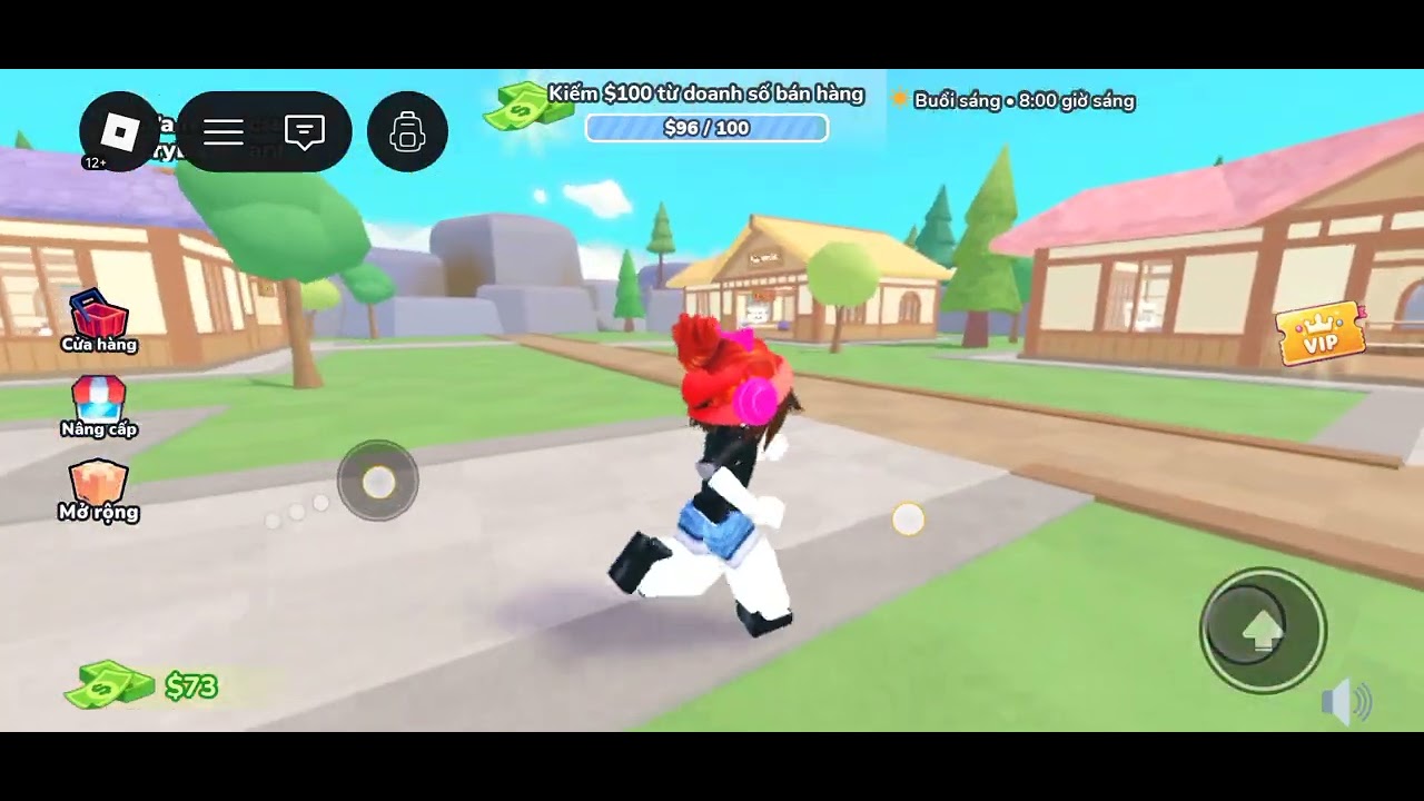 Tui chơi game nấu ăn trong Roblox, nhưng tui chơi chung với con bạn hehe :)))