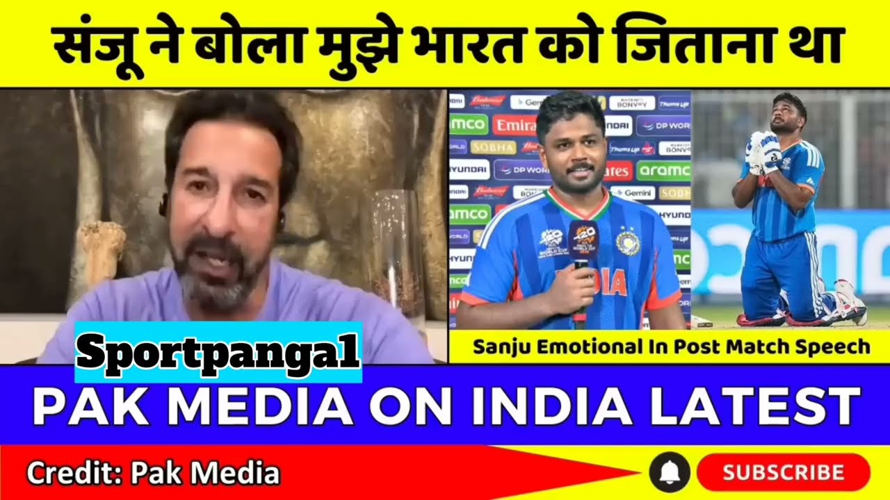 Wasim Akram Shocked Sanju Samson Emotional In Post Match Speech | Ind Vs WI T20 WC 2026 | part 1