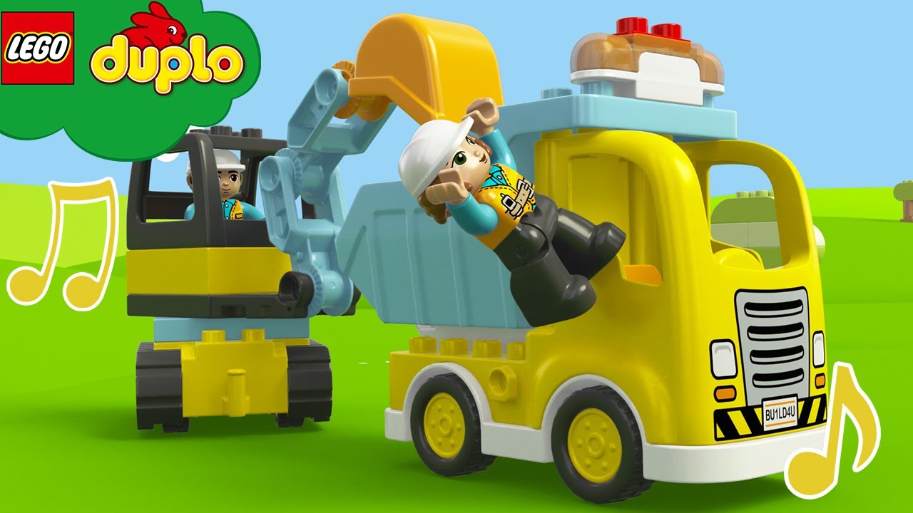 LEGO Trucks - Vehicles and Trucks Song | Duplo Nursery Rhymes | Cartoons and Kids Songs