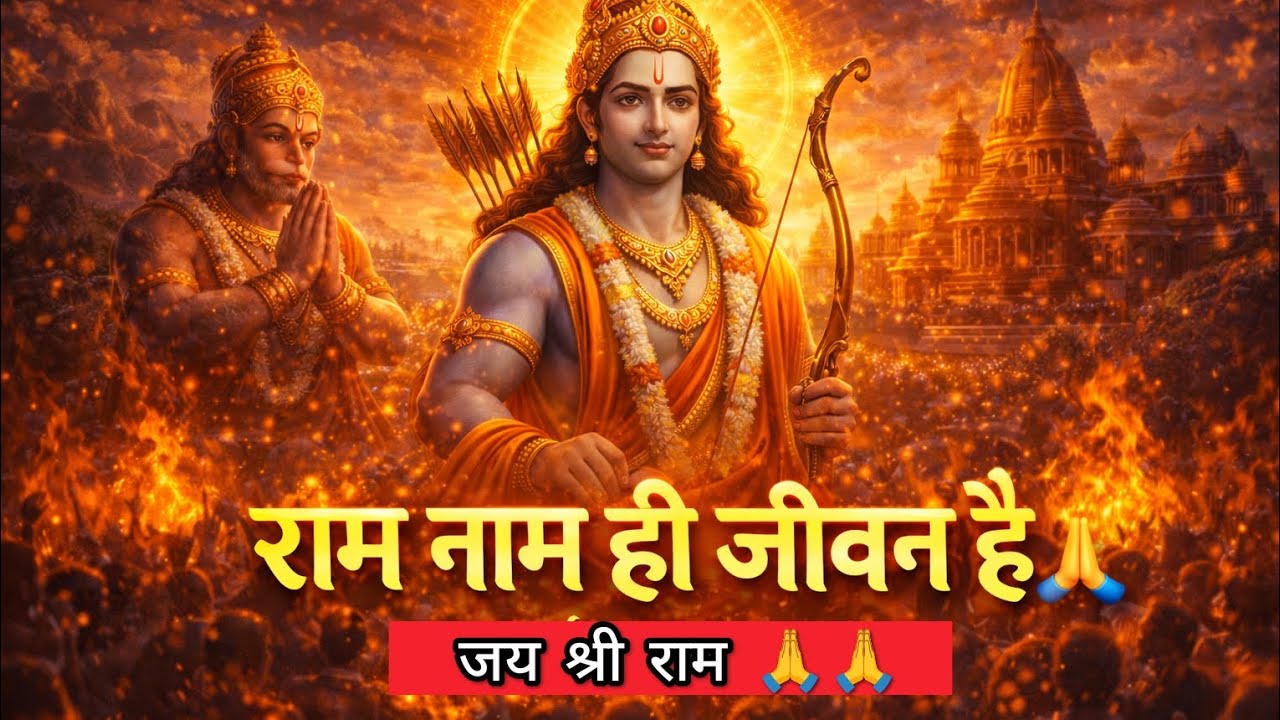 राम नाम ही जीवन है 🙏| Shri Ram Bhakti Song | Powerful Ram Bhajan | Jai Shri Ram Devotional Song 2026