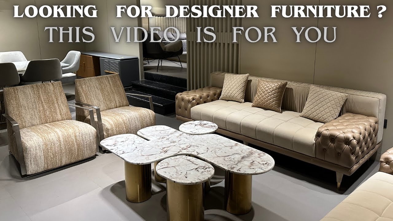 Designer Furniture | Luxury Sofa Beds Dining Tables in Kirti Nagar Furniture Market | Part 1
