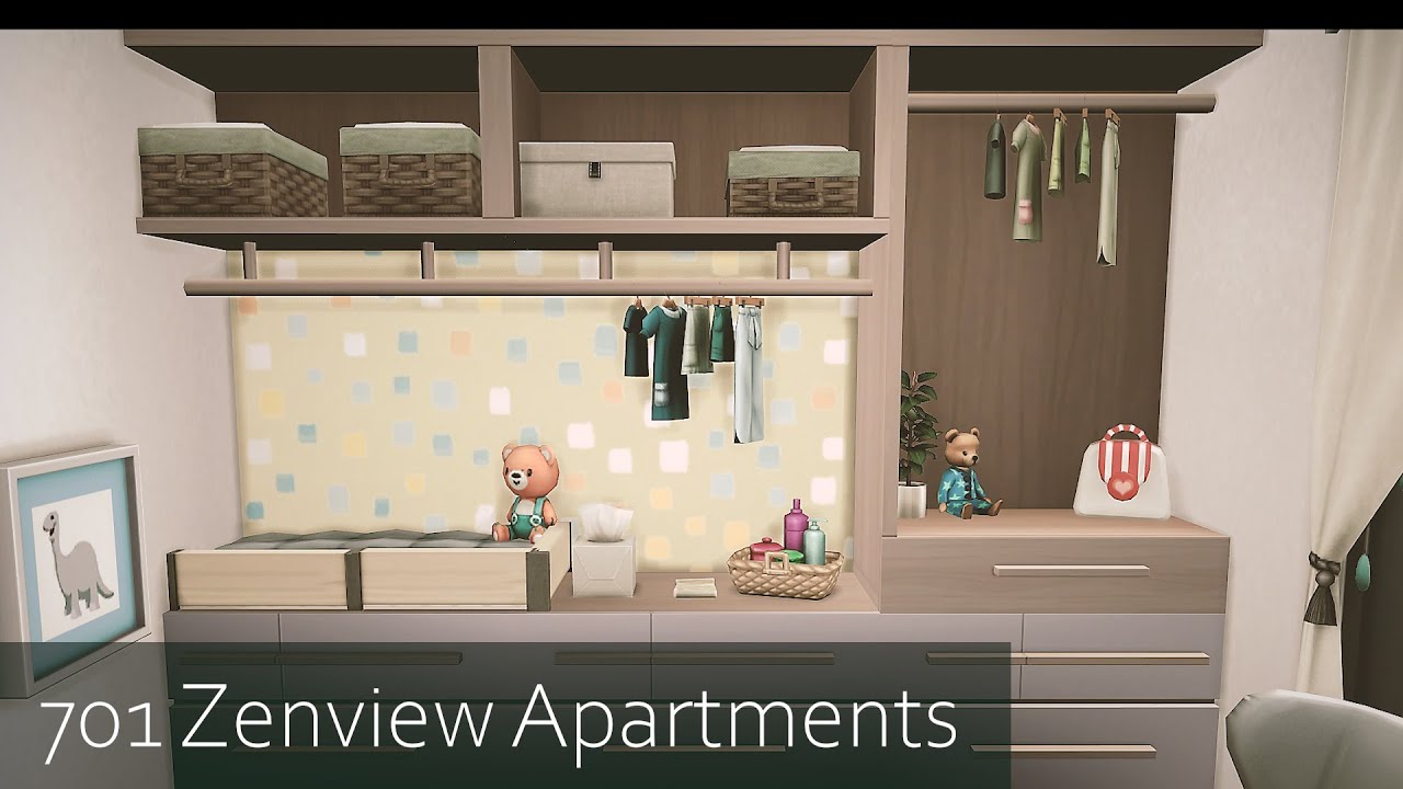 701 Zenview Family Apartment I No CC I The Sims 4 I Stop Motion