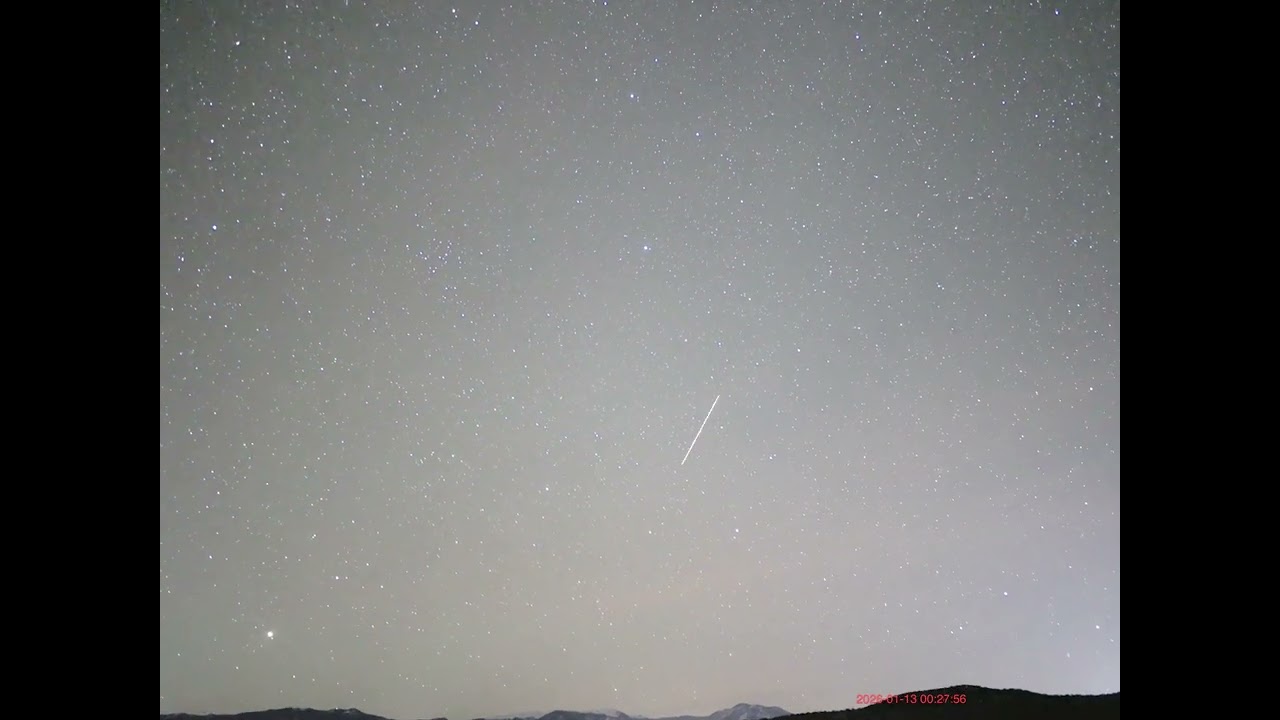 SkyLapse Pan Jan. 12-13, 2026 Taos NM