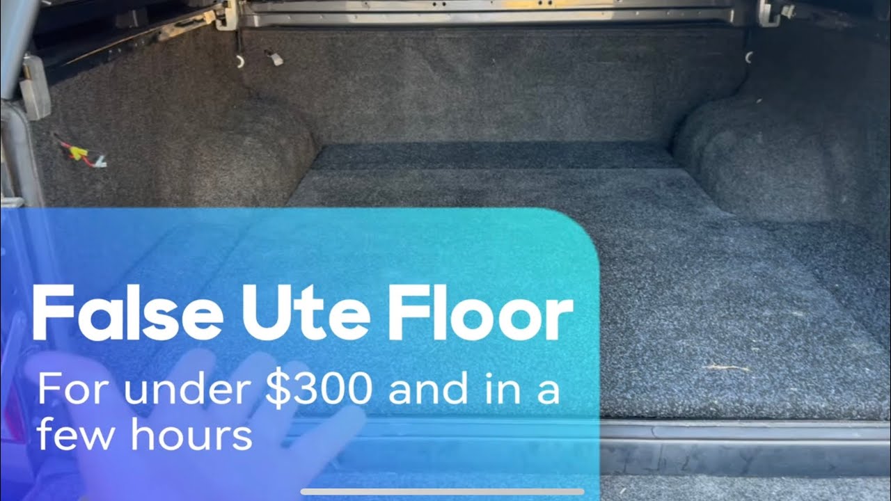 False Tub Ute Floor in a Few Hours and Under $300!
