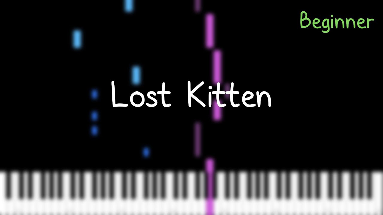 Lost Kitten - Metric (Piano Tutorial)