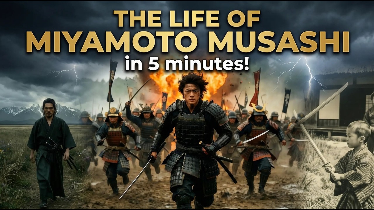 The Life of Miyamoto Musashi in 5 Minutes ONE SHOT