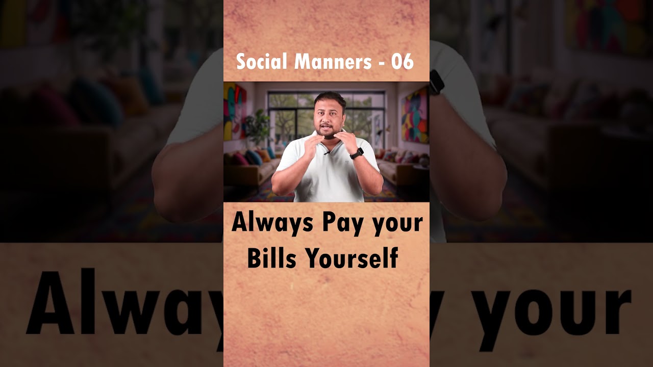 Always Pay your Bills Yourself  