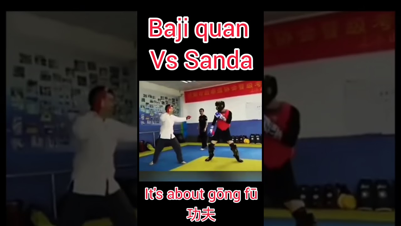 Baji quan Vs Sanda #kungfu #wushu #gungfu (its about gong fu)