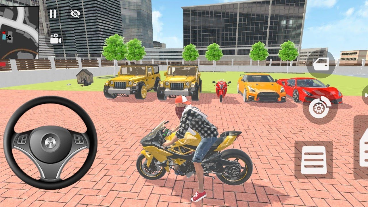 🎮 Franklin Order By 2️⃣ Golden Thar 2️⃣ Supercar And 1️⃣ Haya Busa Bike In Indian 🇮🇳 Auto simulator🎮
