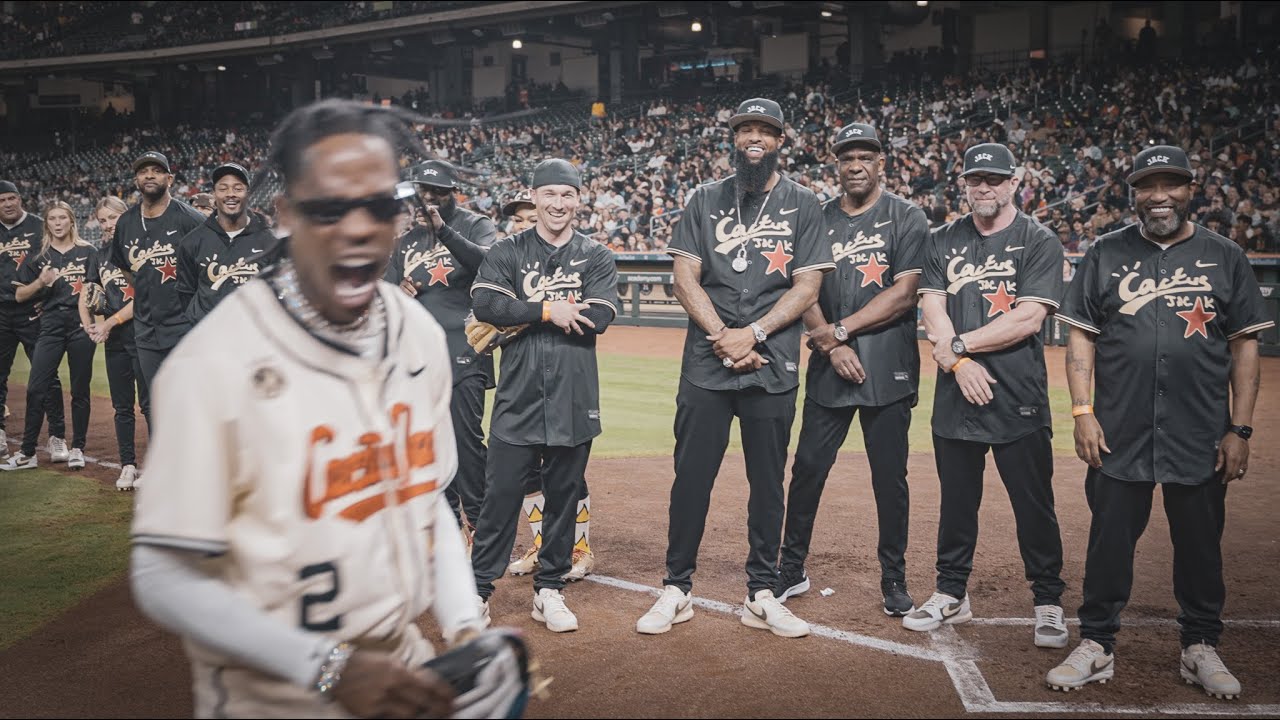 Travis Scott Cactus Jack Celebrity Softball Game 2024