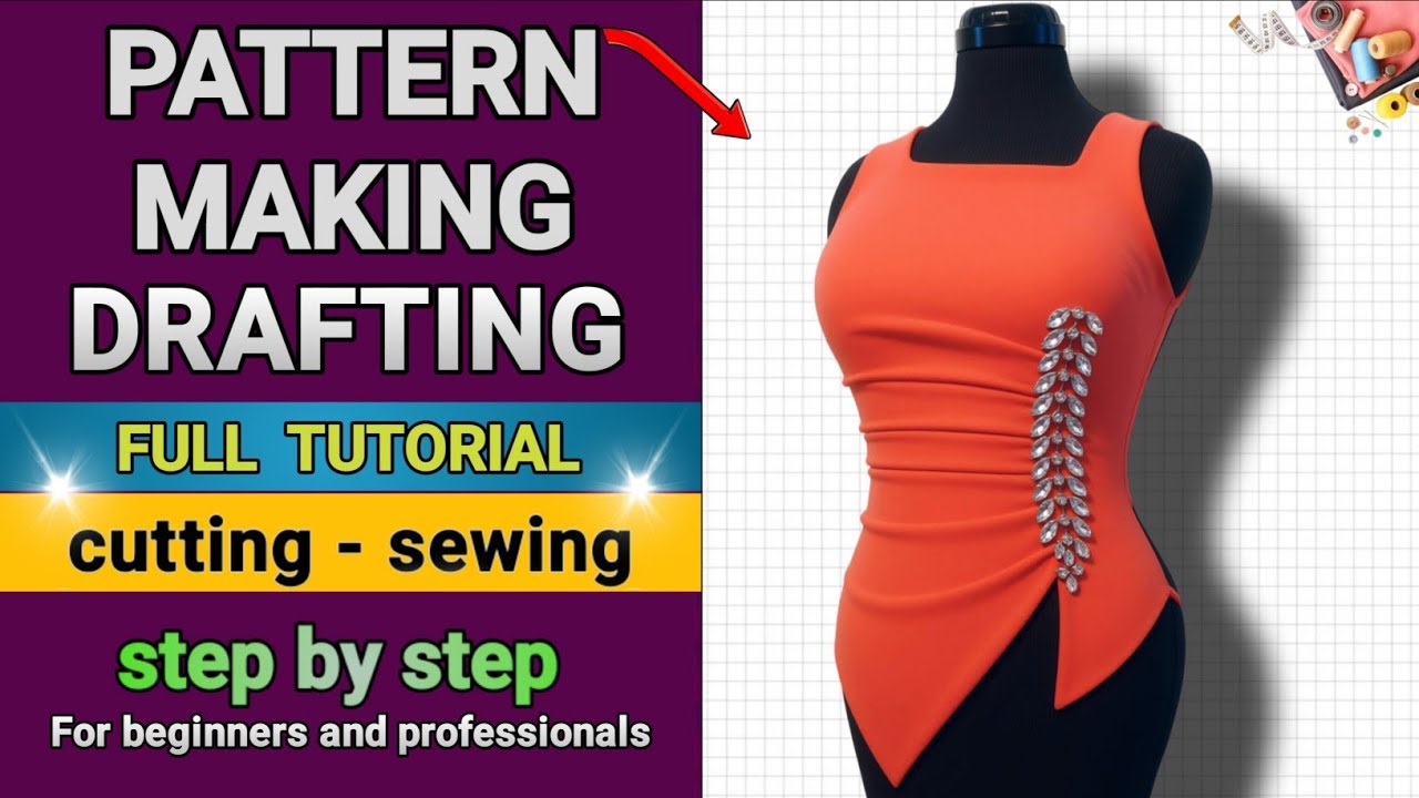 Fashion Bodice & Collar Drafting: Structure, Neckline Shaping & High-Accuracy Sewing Techniques