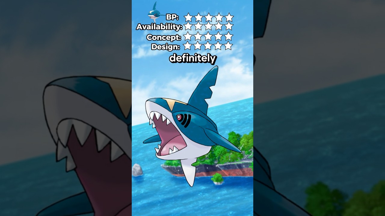 SHARPEDO is Awesome yet.. incomplete. RATE EM' ALL! Ep #319 #Sharpedo #rateemall #pokemon