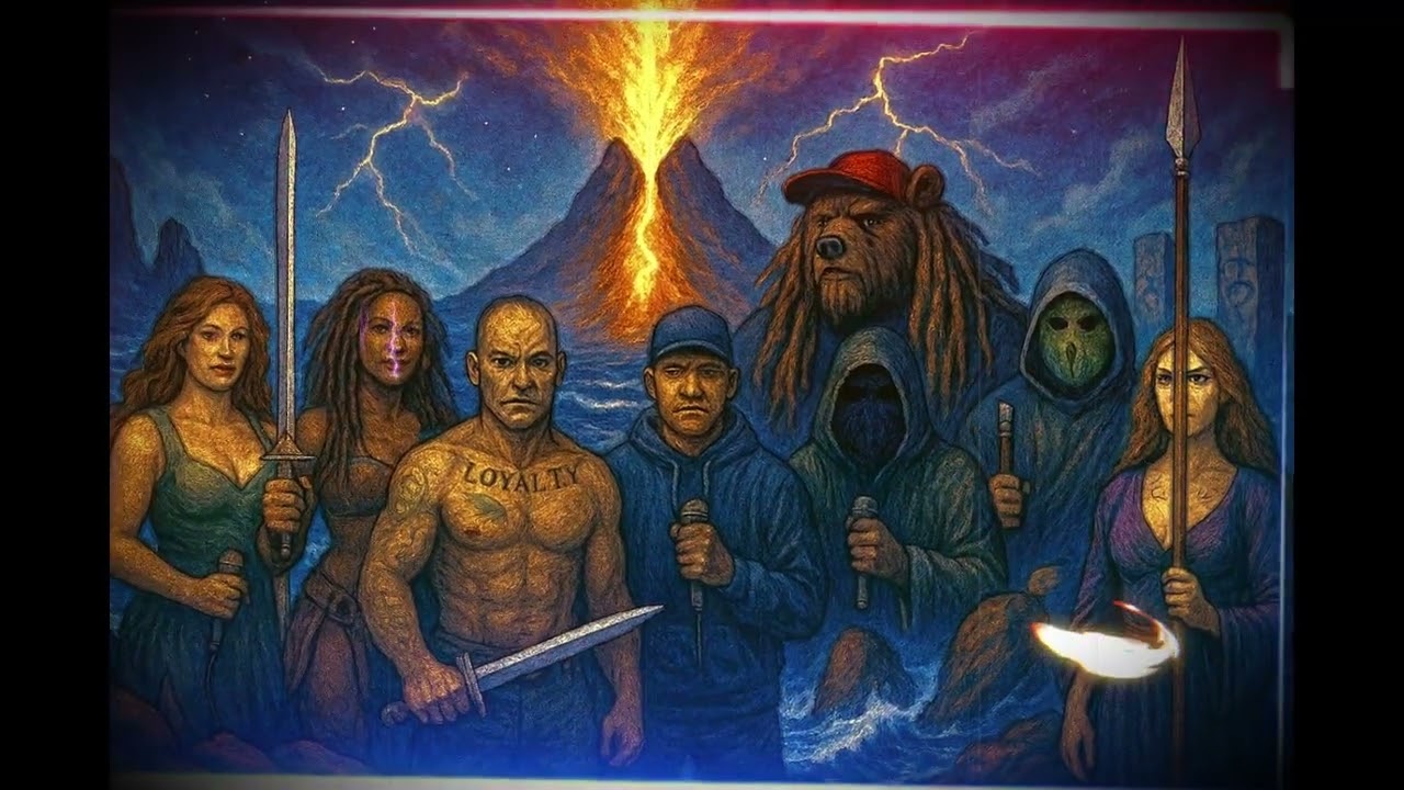 Abstract cypher ~ L'Ours des K-Vern, Lyrikal dad, LYNX, Le PèRe VeRt et Frèrot d'à técô