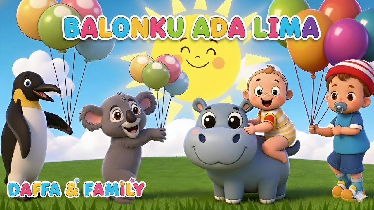 BALONKU  🎈💙🎈 LAGU ANAK INDONESIA BALITA TERPOPULER