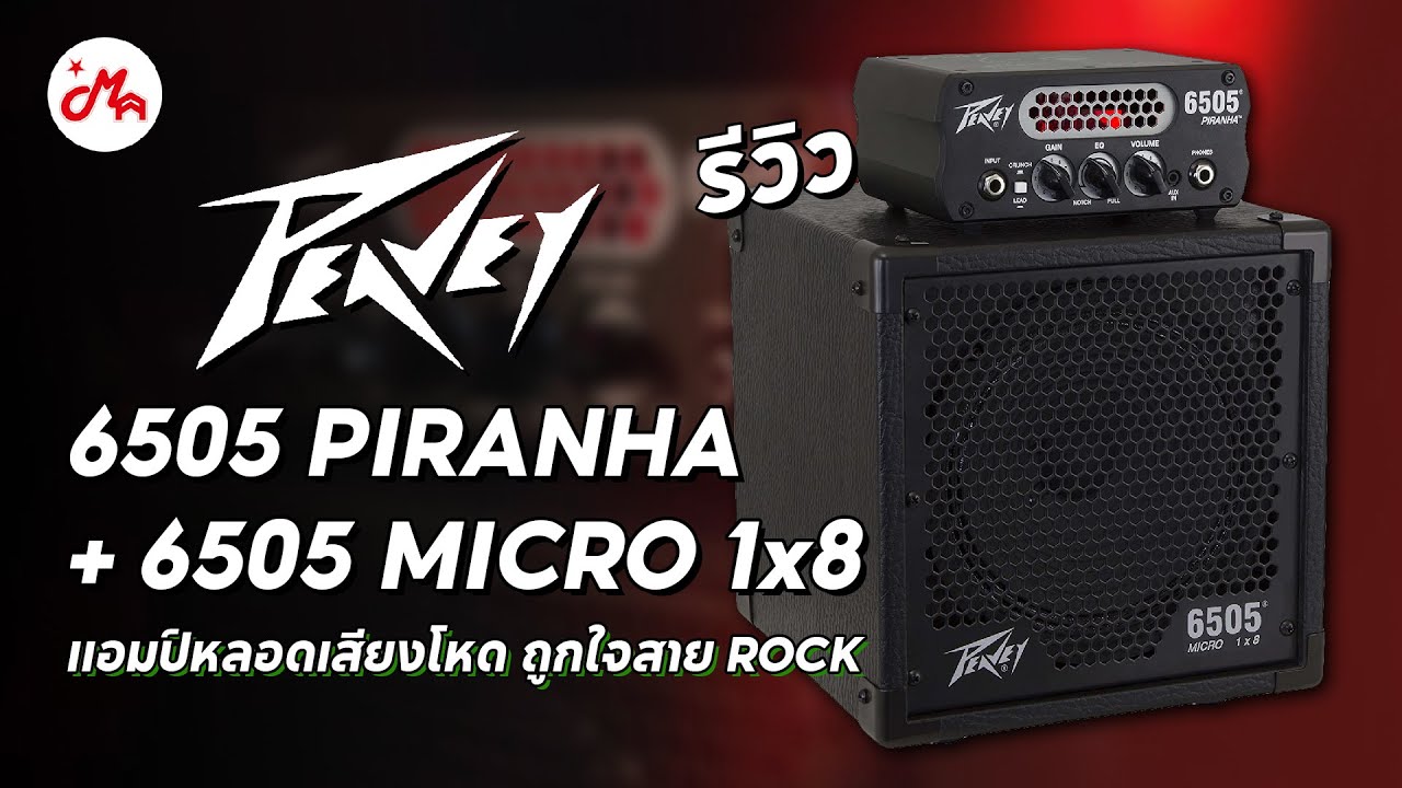 รีวิวแอมป์ Peavey 6505 Piranha Head+Peavey 6505 Micro 1x8 Cabinet l แอมป์หลอดเสียงโหด ถูกใจสาย Rock