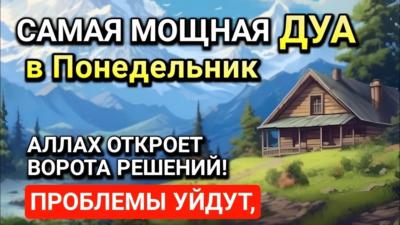 Самая сильная дуа в Понедельник! Ризк, богатство, успех, счастье!